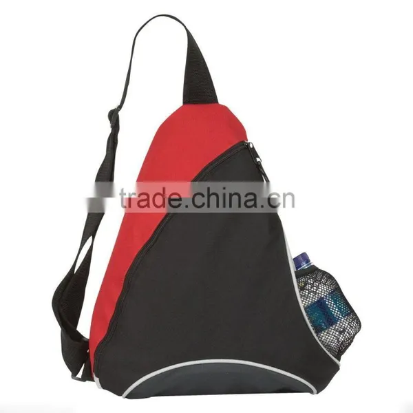 Fashion Design Custom Single Shoulder Sling Backpack With Zipper Pockets photo-2