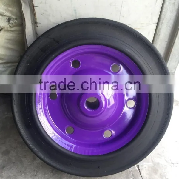 Wheelbarrow WB3800 13"x3" Solid Rubber Powder Wheel photo-3