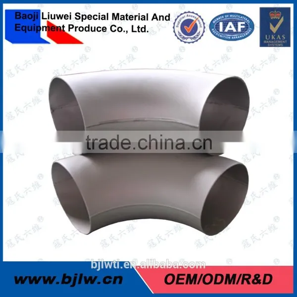 90 Degree Gr5 Titanium Elbow Pipe Fitting