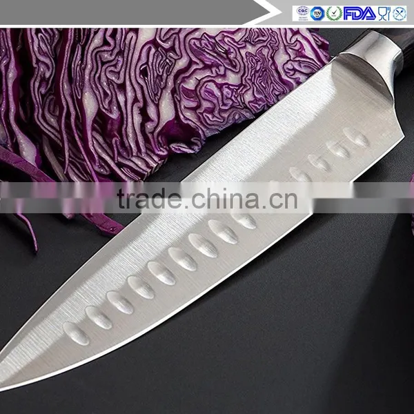 8 Inch Professional Kitchen Chef Knife- High Carbon Ultimate Sharp Stainless Steel Blade With Black Gift Box photo-3