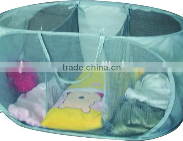 Cheap Promotion Pop Up Laundry Hamper,Wire Mesh Laundry Basket photo-4