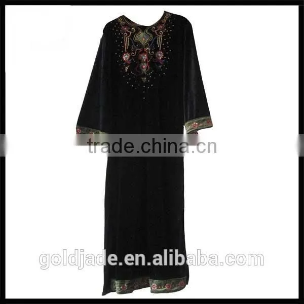 Newest Cotton Paysily Prints Customized Long Sleeve Islamic Clothing photo-3