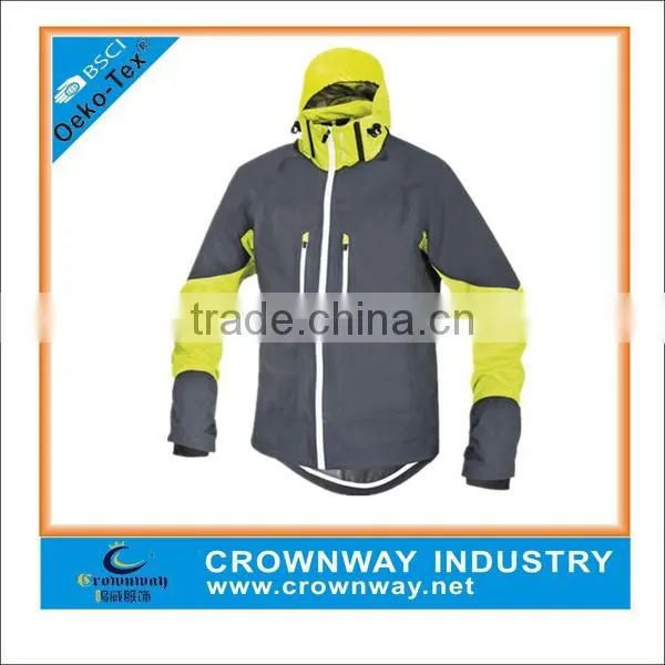 Cycling Waterproof Windproof Fluorescent Hooded Sweatshirt Jacket