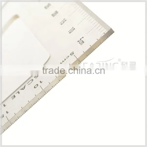 Kearing OEM Plastic Set Square Scales / Sew Scale Ruler 1: 3,plastic Transparent Triangle Scale Ruler # DM20 photo-3