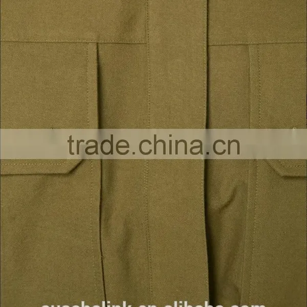New Arrival Khaki Patch Pocket Fancy Casual Shirt OEM Service photo-5
