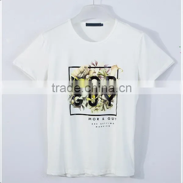 NEW Design Casual Slub BAMBOO Cotton t Shirt Men Offset 3D Printing O-neck Special Cool Top Tees photo-3