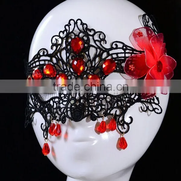 Queen Crown Hair Accessories of Vampire,women Tiara Dance Veil for Bar &party photo-5