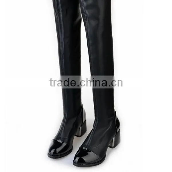 Zm35771a Ladies Fashion Leather Shoes Winter Over Knee Boots photo-6