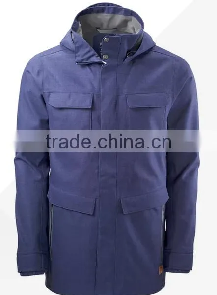 Mens Waterproof Breathable Promotion Windbreaker Jacket Softshell Jacket photo-4