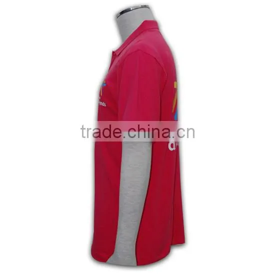 BSCI/ ISO 9001 Factory Wholesale New Design Color Combination Polo t Shirt photo-3