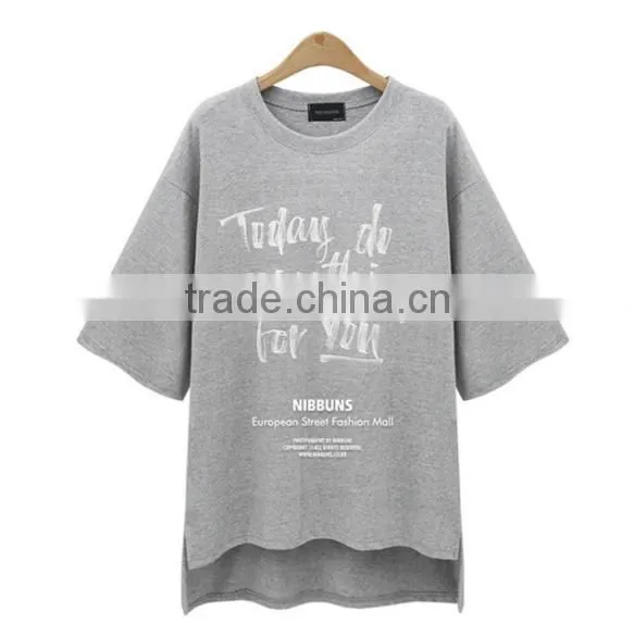 Europe and the United States Big Yards Loose Thin Half Sleeve Shirt Fat Younger Sister photo-4
