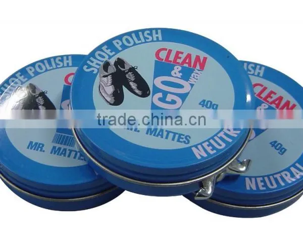 Hot Selling Customized 16g Wax Shoe Polish in Tin Box photo-5