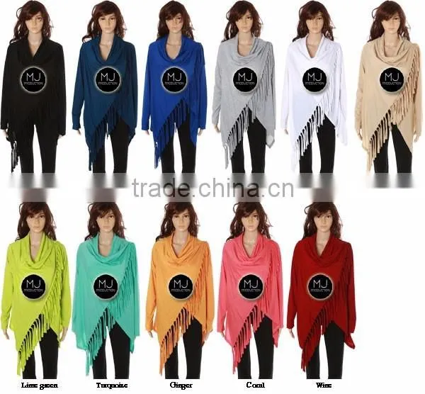 Wholesale Slash Top Tassel Blouses photo-6
