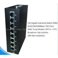 8 портов RJ45 Полно-гигабитный неуправляемый коммутатор