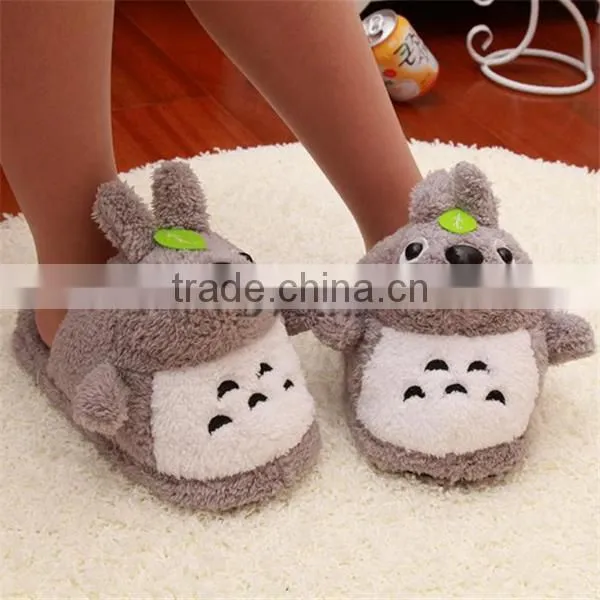 Wholesale Price Totoro Plush Slippers Winter Slippers photo-4