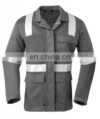EN20471 Breathable Flame Retardant Anti-Static Jacket With Reflective Stripes photo-6
