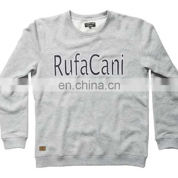 Gray Sweatshirt With Embroidery photo-2