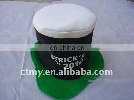Fashion st.patrick's day shamrock top hat