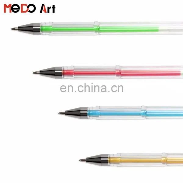 Plastic Fineline 120 Unique Colored Gel Pen Colors Gel Pens Coloring photo-5