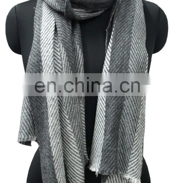 New Styles Pashmina Wool Shawls , Stoles 2016 Herringbone Pashmina Shawls photo-4