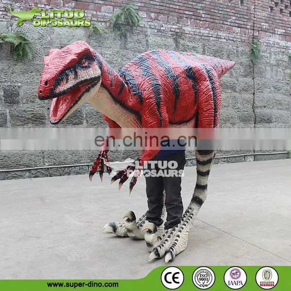 China Realistic Dinosaur Costume for Sale Walking Dinosaur Costume photo-5