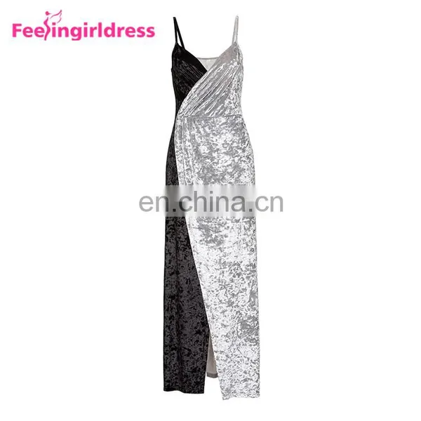 Elegant Stylish Evening Women Party Maxi-Length Sling Midi Dress photo-4