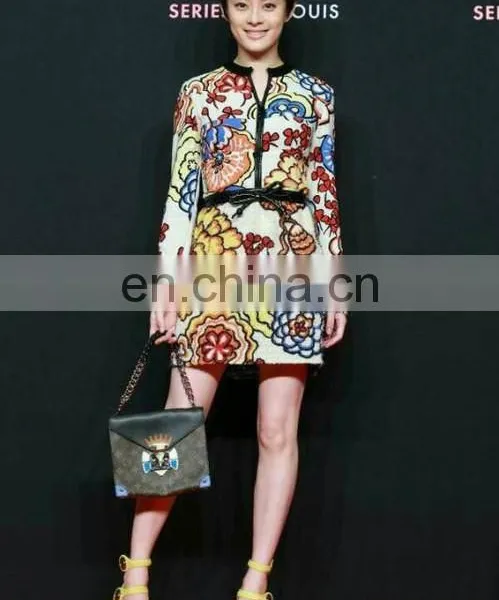 2015 Long Sleeve Dress Women Wear photo-2