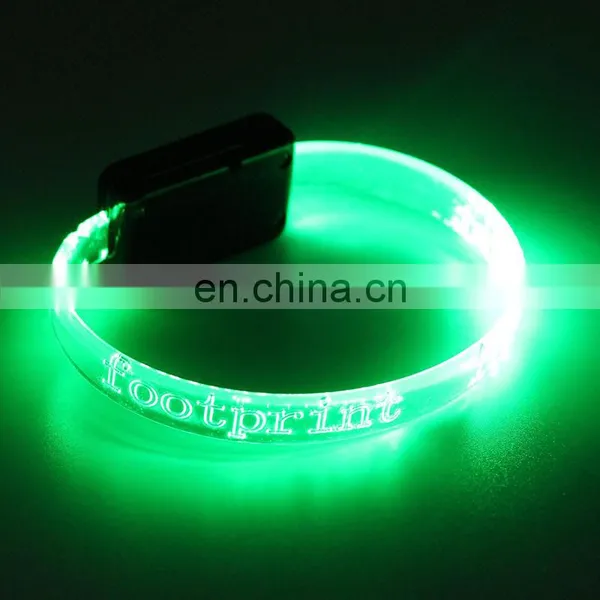 New Arrival Led Wristband Flashing Cheap Custom Wristbands Light up Custom Wristbands photo-2