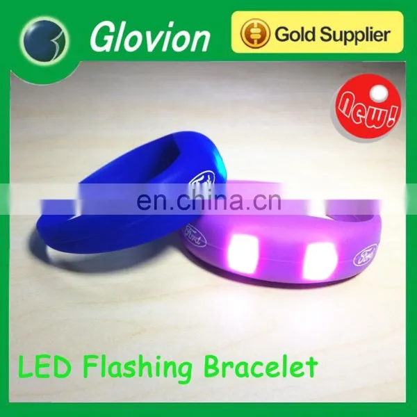 Newest Silicone Bracelet With Light Led Light Bracelet for Party Silicone Led Light Bracelet for Party photo-2