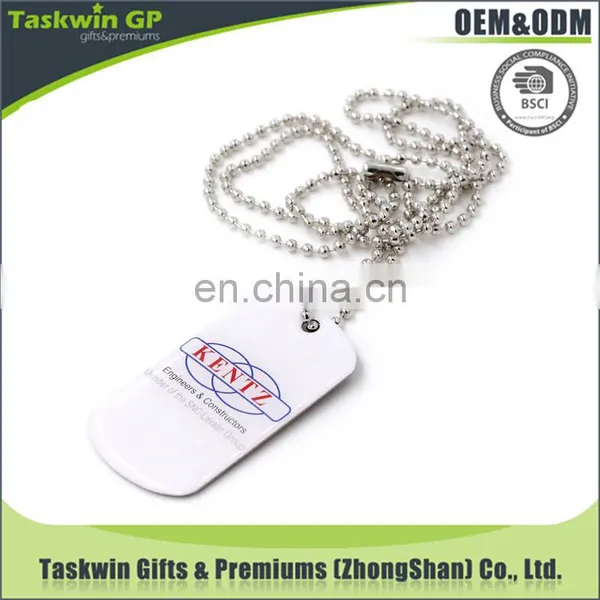 Metal Dog Tag With Chain, Metal Dog Tag With Printing Logo, Custom Sublimated Dog Tag for Sale photo-3