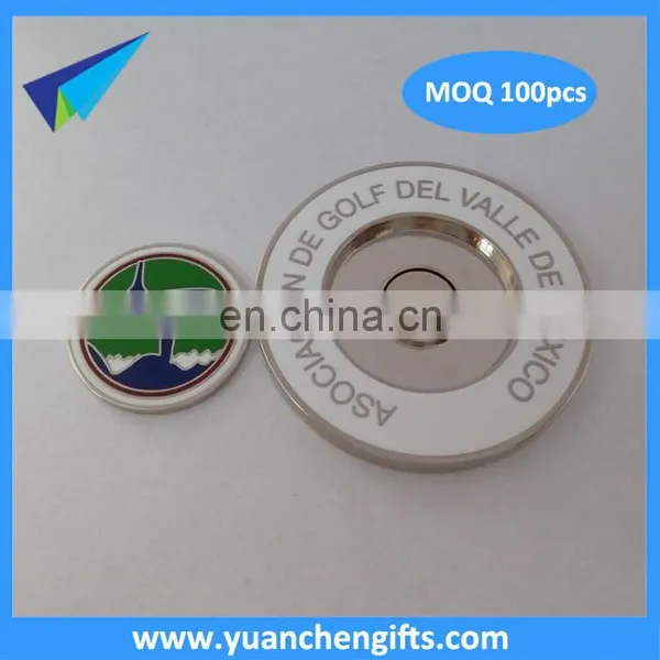 Novelty Design Magnetic Coin Golf Ball Marker Golf Poker Chip photo-2