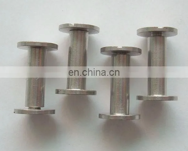 Wholesale stainless steel screw ,book screw ,menu screw