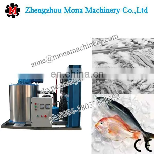 CE Approved 1T/24hrs Salt/Fresh Water Flake Ice Machine for Sale Used in Fishing Boats Restaurants Hotels Farms photo-5