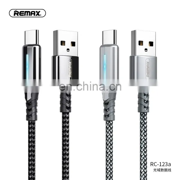 Remax Black Sliver Auto Power off Charging USB To Lighting / Type C Cable photo-4