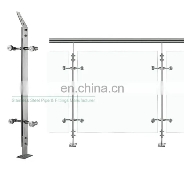 New Arrival Indoor Glass Ss Inox 304 316 Balcony Balustrade Railing System Supplier From China photo-7