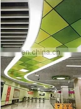 Colorful Design Celings Access Panel Aluminum Access Panel Air Ventilated Ceiling for Subway Station Interior Ceiling Decoration photo-4