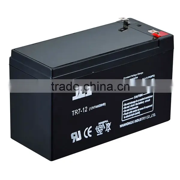 Free Maintenance Type and Solar, Wind, Ups Usage Agm Deep Cycle Battery 12v 7ah Emergency Lighting Battery photo-2