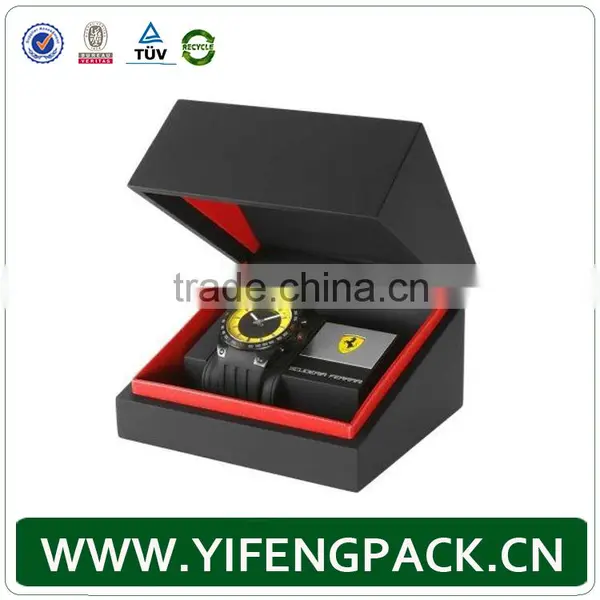 Luxury Wholesale Branded Custom Gift Watch Packaging Box With Pillow, Wrist Display Storage Mens Luxury Leather Watch Box photo-3