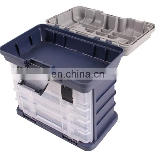 Multi-functional 4 Layers Big Plastic Large Fishing Tackle Lure Storage Boxes