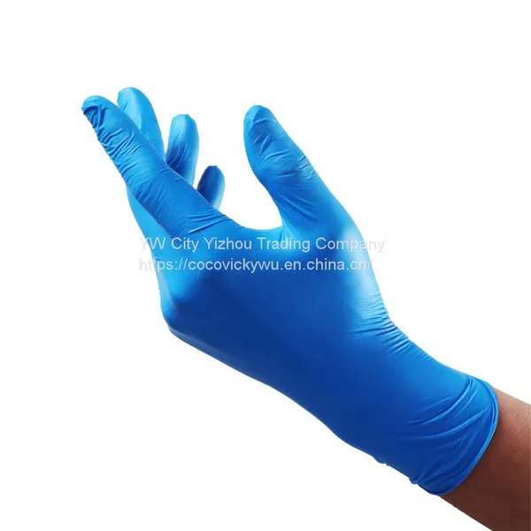 Gymda Medical Nitrile Glove Hand Nitrile Disposable Blue Powder Free Non Sterile Gloves photo-2