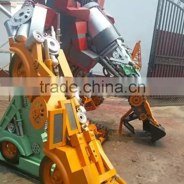 Ironhide Large Outdoor Sculpture Cartoon Figure Iron Man Sculpture for Public Plaza Exhibition Celebration photo-5