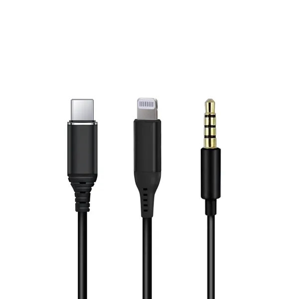 Lavalier Mic Lavalier Microphone Mini Mic 3.5mm/Type-C/Lightning ASMR Vlogging Mic for IPhone Android Collar Mic photo-4