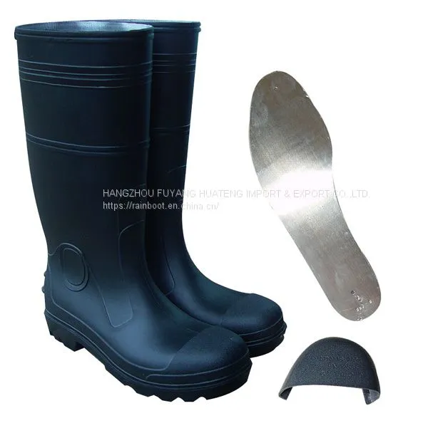 Outdoor Working Rain Boots,Safety Work Boots,Waterproof Rain Boot,Yellow Outdoor Work Boots,Cheap Safety Boots China photo-4