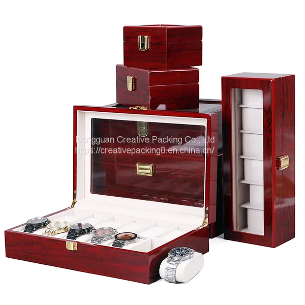 Custom Wholesale 10 Painted Paint Baking Paint Watch Storage Box