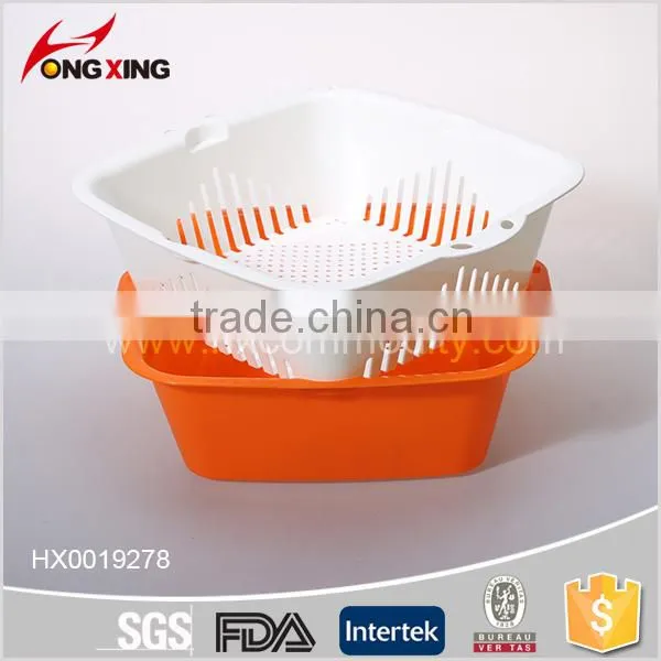 12 Inch Plastic Square Sink Colander photo-5