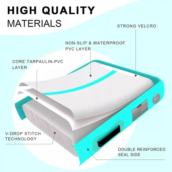 Fashionable Air Track Inflatable Gymnastics Tumbling Mat With Air Pump
