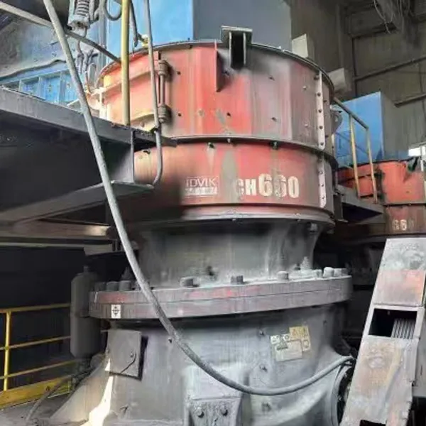Used Mining Equipment Meizuo GP11 Shanbao 1214 Single Cylinder Hydraulic Cone Breaker Sandvik CH660 Jaw Breaker photo-2