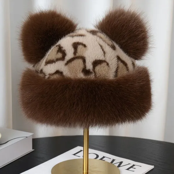 Hot Selling New Winter Faux Fur Hats High Quality Soft Faux Fur Material, Super Warm and Comfortable. photo-2