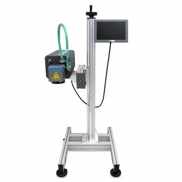 GCA Series 30W Flying CO2 Laser Marking Machine for Date Batch Logo QR Code Barcode Marking photo-2
