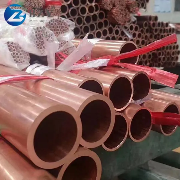 Customized with Factory C21000 C22000 Hollow Copper Tube Thin Wall Copper Tube H59 H62 Brass Thick Wall Copper Pipes